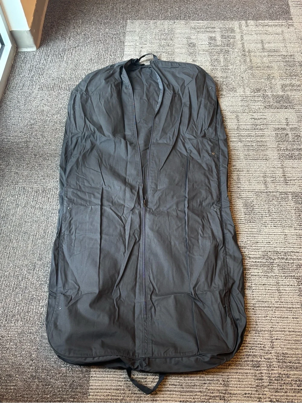 CHANEL Black Logo Garment Bag